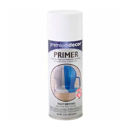 General Paint Premium Dcor Decorative Enamel Primer 12 oz. Aerosol Can, White - 792314 792314